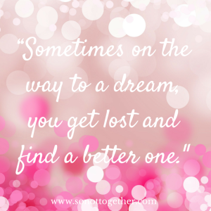 sometimes on the way to a dream quote