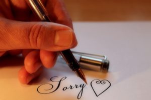 Ever wonder why we apologize so much. Even when we don't have to.